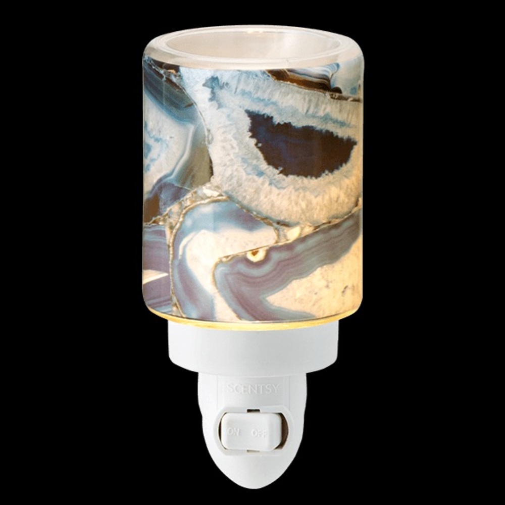Blue agate mini warmer